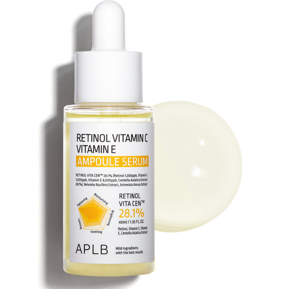 Retinol Vitamin C Vitamin E  Ampolla Serum 40ml