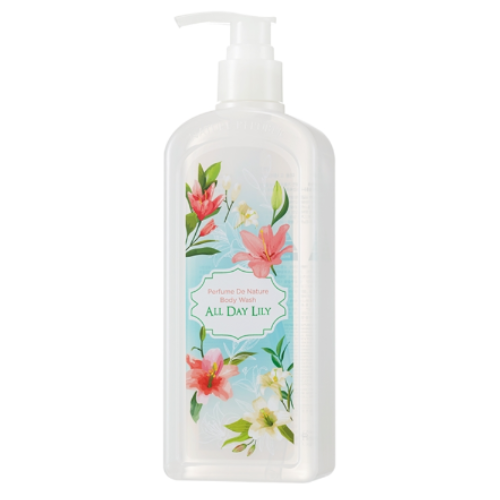 (EU) Perfume De Nature Body Aceite Wash_Allday Lily 345ml