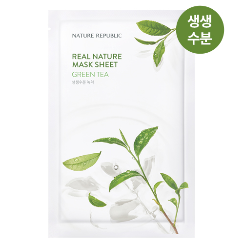 (EU) Real Nature Mascarilla Hoja/ Green tea 23ml