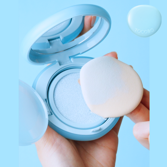TOCOBO BLUR FINISH SUN CUSHION 01 COTTON BLUE
