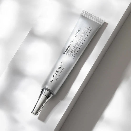 MARY & MAY - Travel Size Tranexamic Acid + Glutathione Eye Cream | Contorno De Ojos Despigmentante