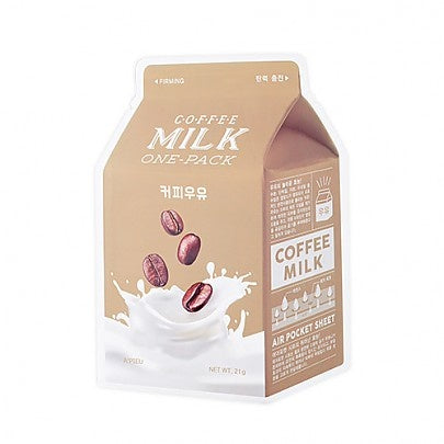 [A'PIEU] Milk One Pack #Coffee Milk (1ea = 1sheet)