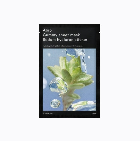 [1ea] GUMMY Hoja Mascarilla SEDUM HYALURON Etiqueta (2024)