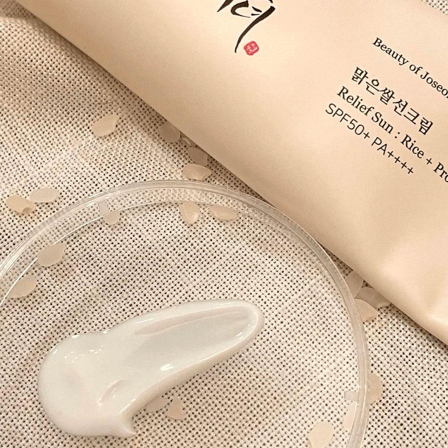 BEAUTY OF JOSEON - Relief Sun Rice + Probiotics SPF50+ PA++++  | Protector Solar Hidratante