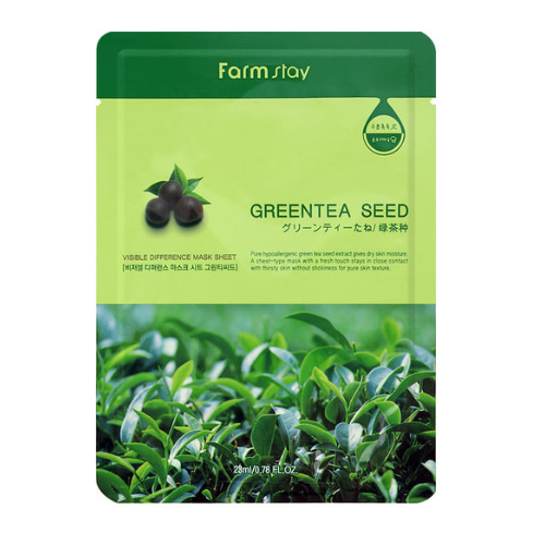 (Renew) VISIBLE DIFFERENCE Mascarilla Hoja GREENTEA SEED (1ea)