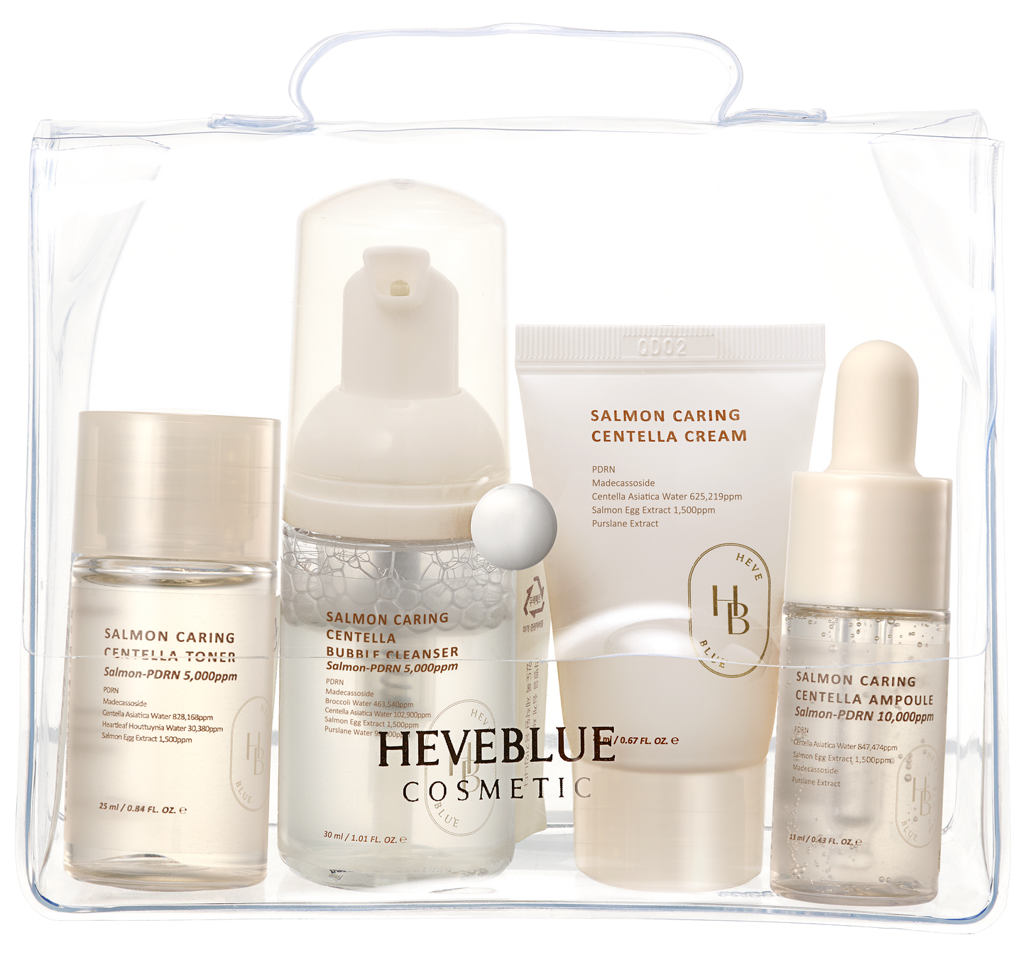 Salmon Caring Centella Special Travel Set Bag