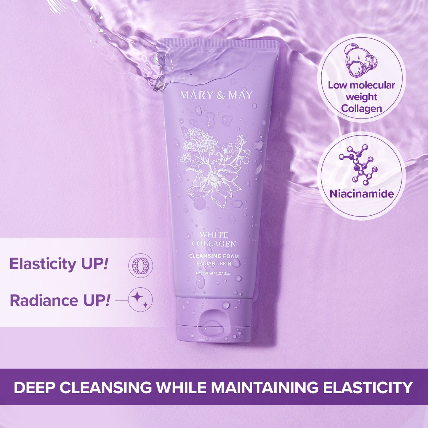 Blanqueador Collagen Limpiador foam  150ml