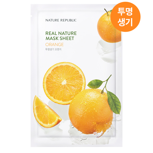 (EU) Real Nature Mascarilla Hoja/ Orange 23ml