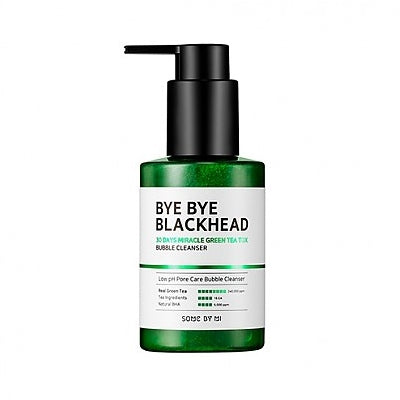 BYE BYE BLACKHEAD 30 DAYS MILACLE GREEN TEA TOX BUBBLE Limpiador 120g