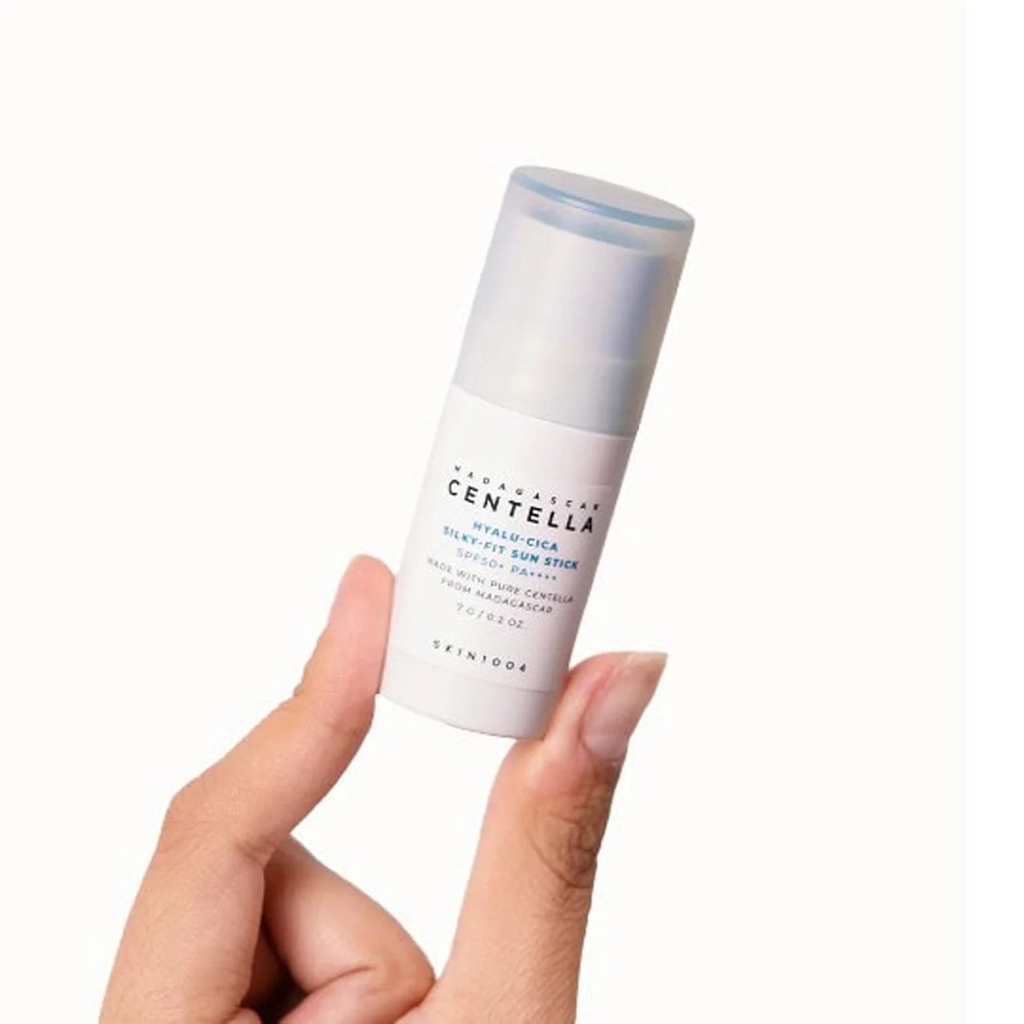 SKIN1004 - Travel Size Madagascar Centella Hyalu-Cica Silky Fit Sun Stick SPF50+ SPF++++ 7 GR | Protector Solar Hidratante Travel Size