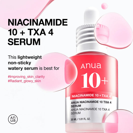 ANUA - Niacinamide 10% + TXA 4% Serum 30 ML | Suero Antimanchas