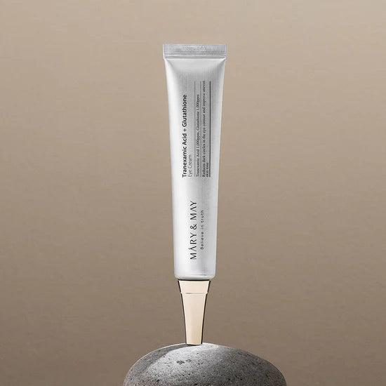MARY & MAY - Travel Size Tranexamic Acid + Glutathione Eye Cream | Contorno De Ojos Despigmentante
