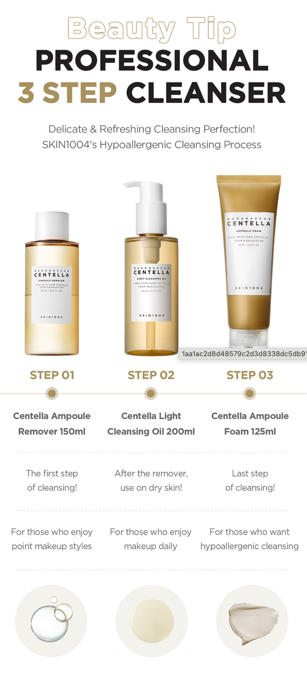 SKIN1004 - Madagascar Centella Light Cleansing Oil 200ml | Limpiador Hidratante Y Calmante