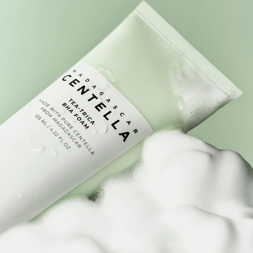 SKIN1004 - Madagascar Centella Tea-Trica BHA Foam 125 ML | Limpiador Antiacne
