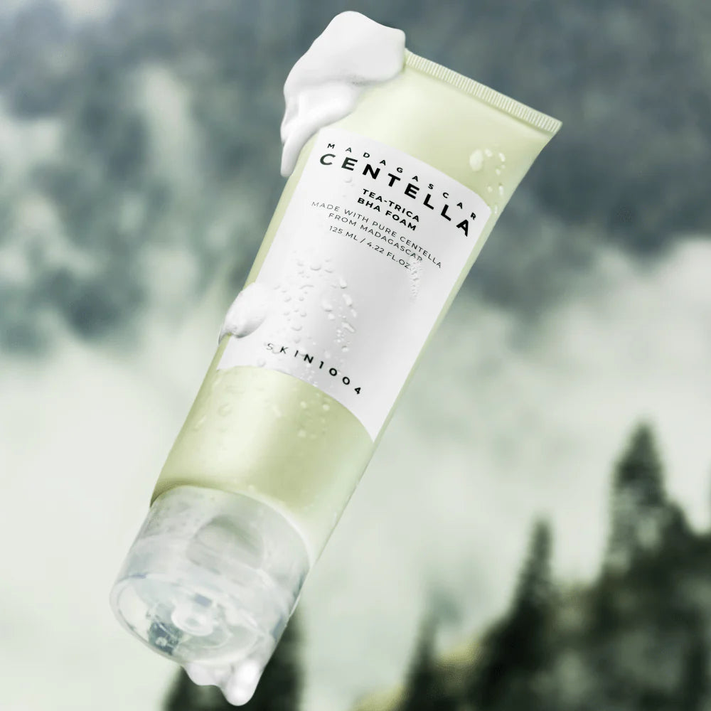 SKIN1004 - Madagascar Centella Tea-Trica BHA Foam 125 ML | Limpiador Antiacne